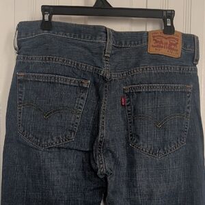 Levi's Men's Dark Blue Straight Jeans